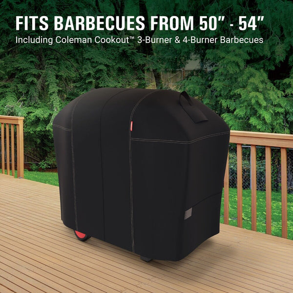 Coleman® Cookout™ Barbecue Grill Cover for 3- and 4-Burner Grills - 43 x 50-54 x 23