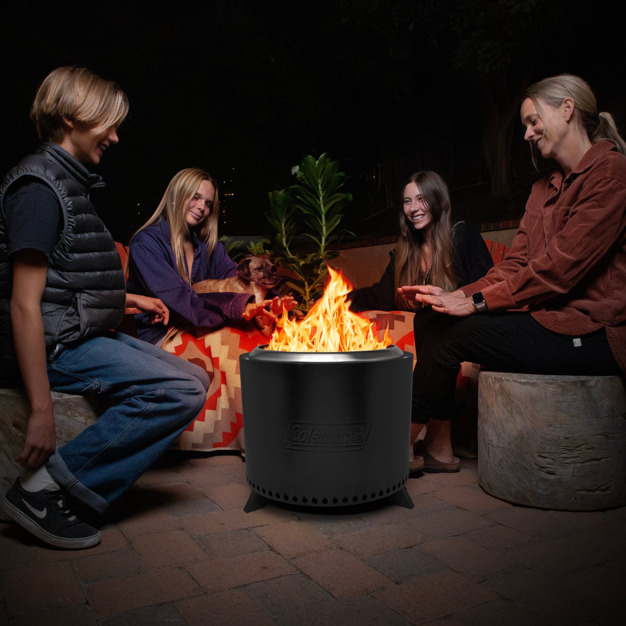 Smoke Less Fire Coleman® Cityscapes™ 25 Smokeless Fire Pit – Coleman Back Home Products
