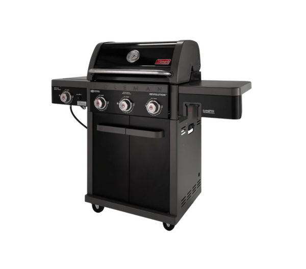 Coleman Revolution 3 Burner/Side Burner BBQ Bundle