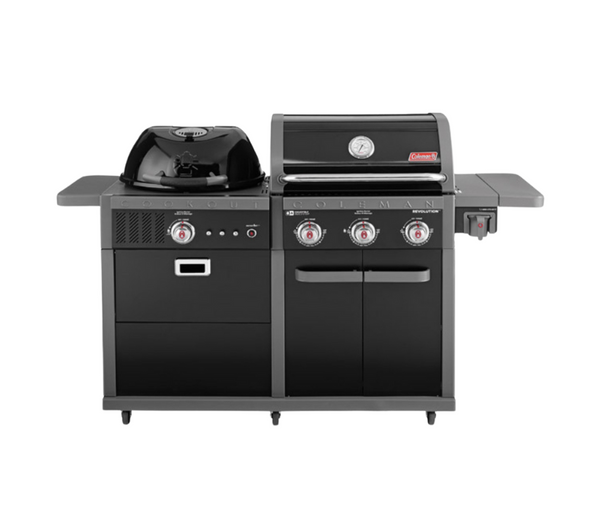 Revolution Dual Fuel 3 Burner/Charcoal Grill Bundle