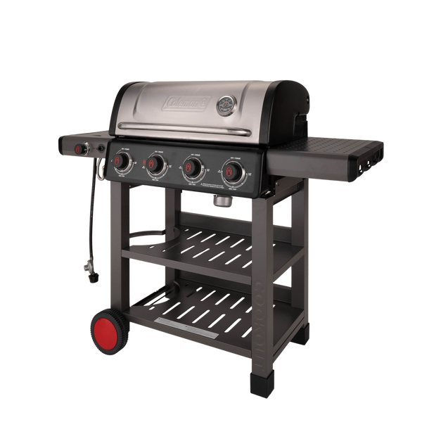 Coleman Cookout 4-Burner Grill, Stainless Steel
