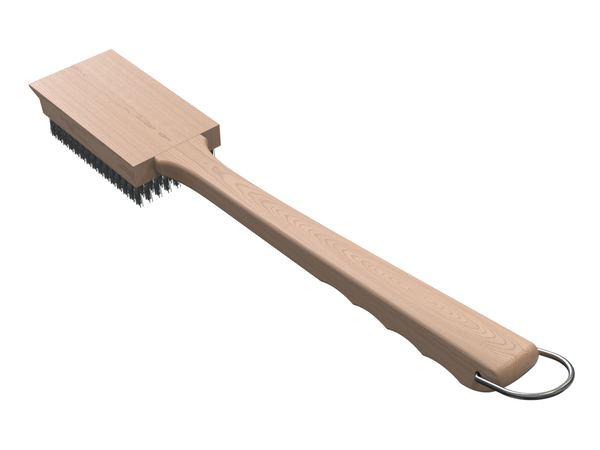 Coleman® Revolution™ 18" Grill Brush with Wood Handle