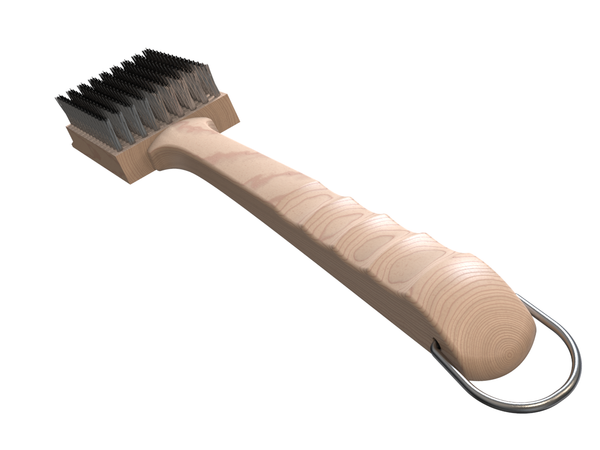 Coleman® Revolution™ 18" Grill Brush with Wood Handle