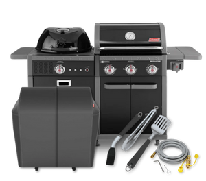 Revolution Dual Fuel 3 Burner/Charcoal Grill Bundle