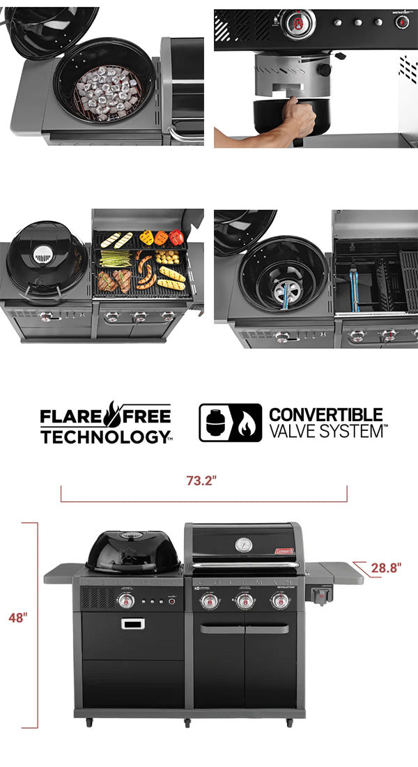 Coleman dual fuel bbq hotsell